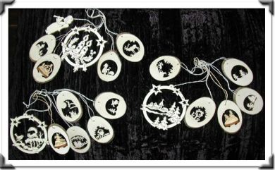 German Wooden Christmas Decorations